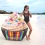 Materac Plażowy do pływania Intex 58770 132x127cm